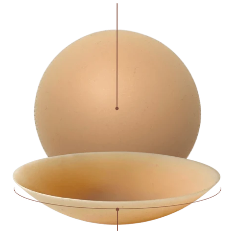 GlamorKit nipple pasty showing its thick centre and thin edges